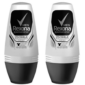 2개세트 Rexona 렉소나 남성 인비저블 데오드란트 50ml Men Stick Invisible, 2개