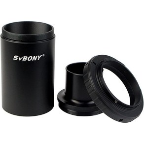 On 망원경 SVBONY 카메라 어댑터 1.25인치 풀 메탈 액세서리 포함 니콘SLR DSLR 아이피스 프로젝션 Q313974