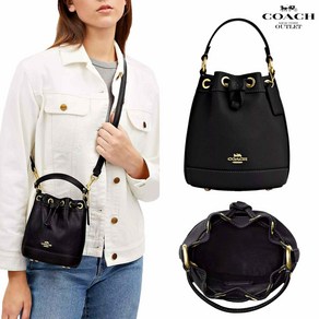 코치 뎀시 15 미니 버킷 레더 크로스 CN683 Dempsey Bucket Bag 15