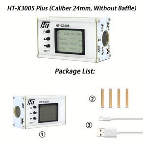탄속 측정기 탄속계 탄속계산기 총알 속도계 x3005 촬영 속도 볼 속도 에너지 측정 크로노 그래프 촬영 속도 테스터 백라이트 lcd, 1개