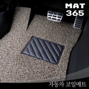 MAT365 쉐보레 이쿼녹스 1+2열 코일 자동차매트, 레드+엣지마감, 이쿼녹스 전모델