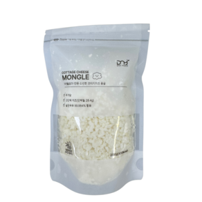 코티지치즈 몽글 Cottage Cheese Mongle, 400g, 3개