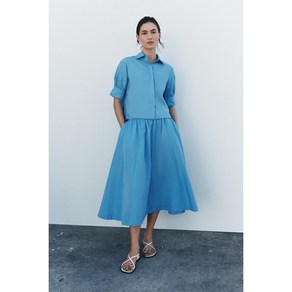 ZARA 자라 볼륨 미디 스커트 2731045 2731/045