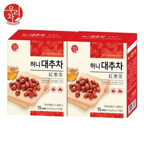 송원 허니 대추차, 225g, 15개입, 2개