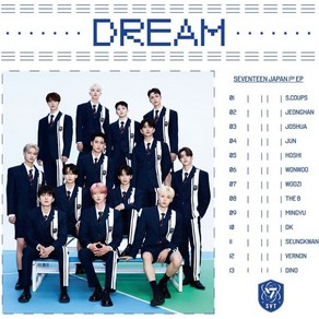 [일본직구] Seventeen 세븐틴 일본 앨범 CD+특전+리릭북8P+포카 [ DREAM ], 상품선택