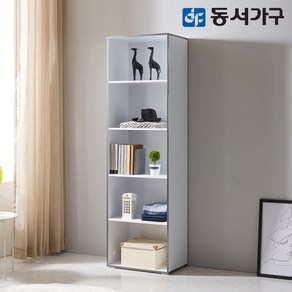 동서가구 뉴 토모 키높은 드레스룸 선반장 DF644617, 화이트 스트라이프