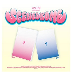 개봉앨범 포토카드 없음 / RESCENE (리센느) - 1st MINI ALBUM SCENEDROME - 버전, VER.1, VER.1