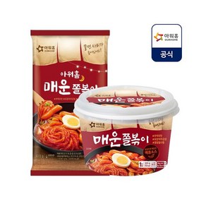 아워홈 매운 컵 쫄볶이 320g + 매운 쫄볶이 470g, 1세트