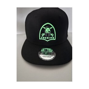 업사이드 다운 “Raides” (블랙) Ea 스냅백 9Fifty (Glow In The 다크 Thead)