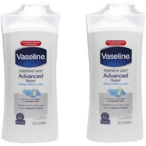 일본직발송 6. 바셀린(VASELINE) 바셀린 어드밴스 드리페어 바디 로션 600ML×2개 세트 [병행 수입품] B075, 2개