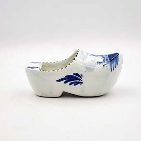 [빈티지] 네델란드 델프트 블루 핸드페인팅 도자기 신발 (15cm)