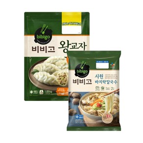 비비고 냉동 왕교자 1.05kg+시원바지락칼국수 642g, 1개