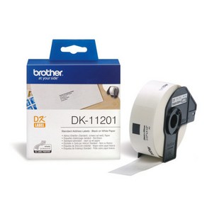 브라더 브라더정품 DK-11201_29mm×90mm 규격라벨 400개/롤_라벨테이프