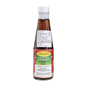 필리핀 LINGAYEN 바궁 발라얀 전갱이 피쉬 소스 312g / BAGOONG BALAYAN FISH SAUCE, 1개