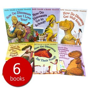 How Do Dinosaus 6 Books Set, HapeCollins