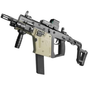 크리스벡터 2023년 신형 KRISS VECTOR 탄피배출 전동건 기관단총 저격총 사막베이지, 1개