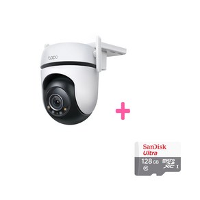 티피링크 Tapo C520WS 400만화소 홈CCTV + mico SD 카드 128GB (나이트비전 지원), 1개