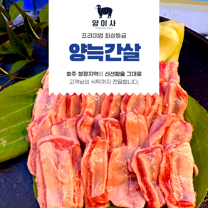 양고기 프렌치렉 양갈비살 스테이크 바베큐 늑간살, 1개, 500g