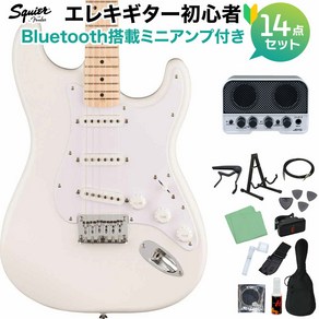 Squie by Fende SONIC STRATOCASTER HT Actic White [Bluetooth 일렉트릭 기타 초보자 14점, 1개