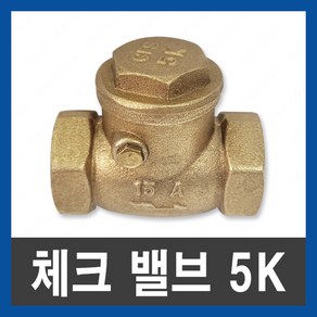 체크 밸브 5k 청동 스윙 신주 나사 역류방지 25A 32A