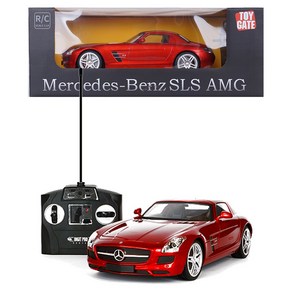 토이게이트 LED 라이선스 SLS AMG RC카 메르세데스 벤츠 1:14, 혼합색상, 1개