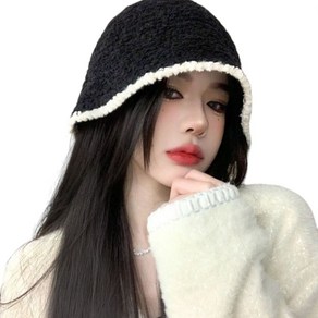 가발위드 긴머리 스트레이트 버킷햇 벙거지 모자가발 에코스프릿, 1개, 블랙브라운