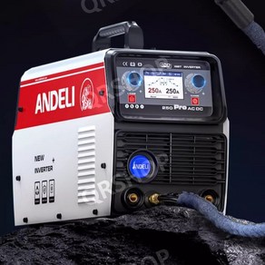 Andeli AC DC 알루미늄 용접기 WSE-250 소형 아르곤 아크 합금 용접 220V, 스마트 220V 베어메탈, 1개