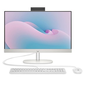 HP 2023 올인원 일체형 PC N100, Shell White, 4GB, WIN11 Po