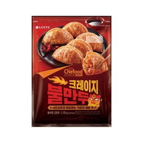 롯데웰푸드 Chefood 크레이지 불만두 군만두, 1.155kg, 1개