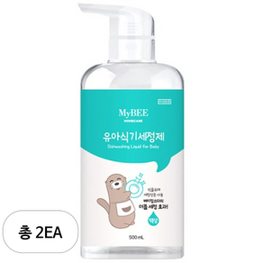 마이비 유아 식기 세정제 액상형, 500ml, 2개