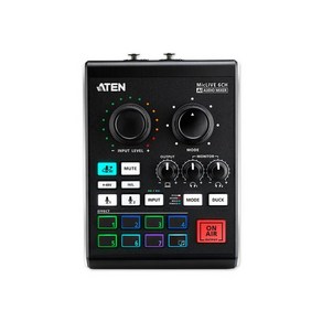 ATEN UC8000 MicLIVE 6-채널 AI 오디오 믹서