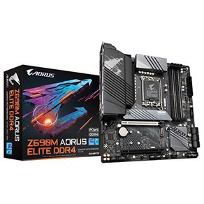 GIGABYTE Z690M A ELITE DDR4 Rev. 1.0 마더보드 ATX [Intel Z690 칩셋 탑재] MB5577