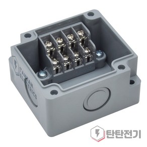 FIBOX 플라스틱 핀박스 FI-4 PIN(Blue)-N 터미널 조인트 단자 제어 박스, 1개