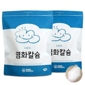 소다스쿨 제습제 리필용 구슬타입 염화칼슘 대용량 3kg 2개+방수투습지8장, 2개