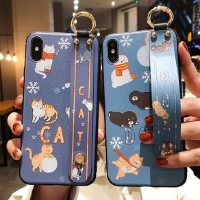 신서엔코 갤럭시 노트9 케이스 NOTE9 Galaxy Phone Case SCS-1543 큐트 애니 핸드 스트랩 케이스