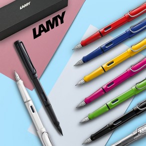 LAMY 라미 사파리 만년필 레이저각인, F, 2023라이트로즈