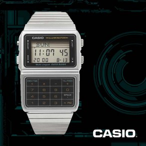 [CASIO] 카시오 DBC-611-1 공용 메탈 데이터뱅크 계산기 시계