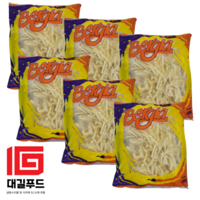 아비코 슈스트링2kg 막대감자 감자튀김, 2kg, 6개