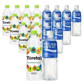 토레타 500ml + 포카리스웨트 500ml 세트, 20개, 200ml