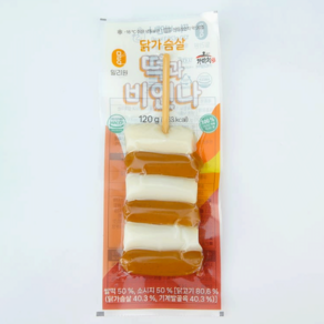 가마치통닭 닭가슴살 떡과비앤나 120g, 1개