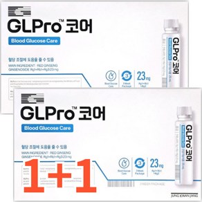 정관장 GLPro 지엘프로 코어 2박스 바나바잎 난소화성말토덱스트린 혈당조절관리에 도움