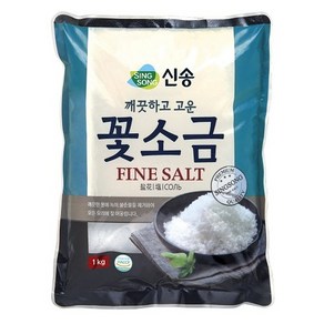 신송 꽃소금, 1kg, 1개