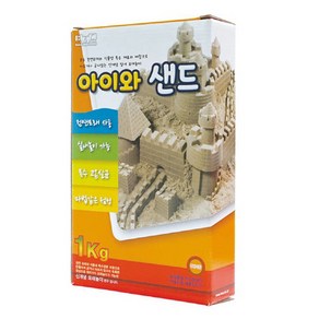 아이와 샌드 모래놀이 리필, 혼합색상, 1kg, 1개