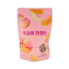 [너츠온] 복숭아 말랭이, 1개, 180g