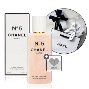 [기프트리본포장세트] 샤넬 NO5 (넘버5) 바디 샤워젤 200ml +로샤쉐, 1개