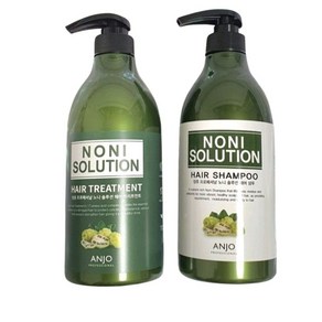 [1세트] Noni solution 노니 솔루션 헤어 샴푸+ 트리트먼트 (+ 사은품 크림 40ml 2개)+ 당일발송