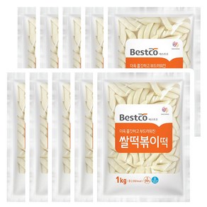 베스트코 쌀떡볶이떡 1kg, 10개