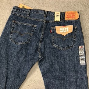 리바이스 501 Button Fly Jeans Men's 38x34 Medium Wash