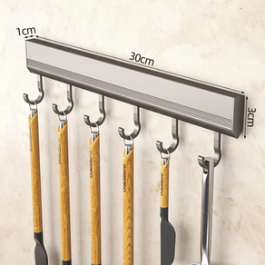 깔끔하겟 무타공 주방 욕실 다용도 조리도구 걸이