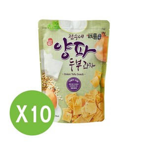 조흥미가 양파두부과자, 10개, 120g